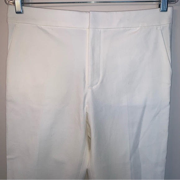 Club Monaco Cropped Pants White 6 - Picture 5 of 8